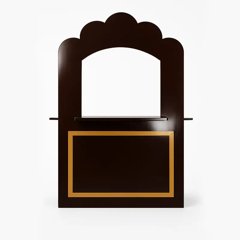 Arabic-Style Wooden Welcome Booth 1