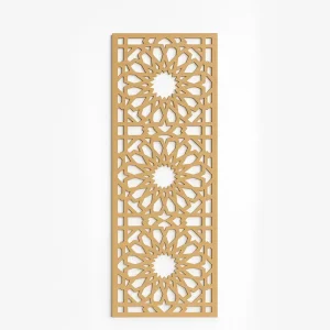 Ornate Panel with Geometric Arabesque Design