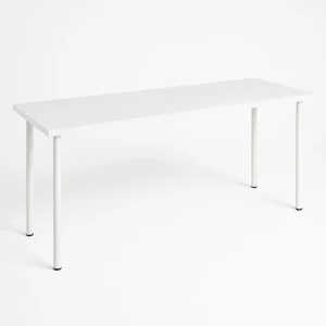 Sleek White Rectangular Table 1